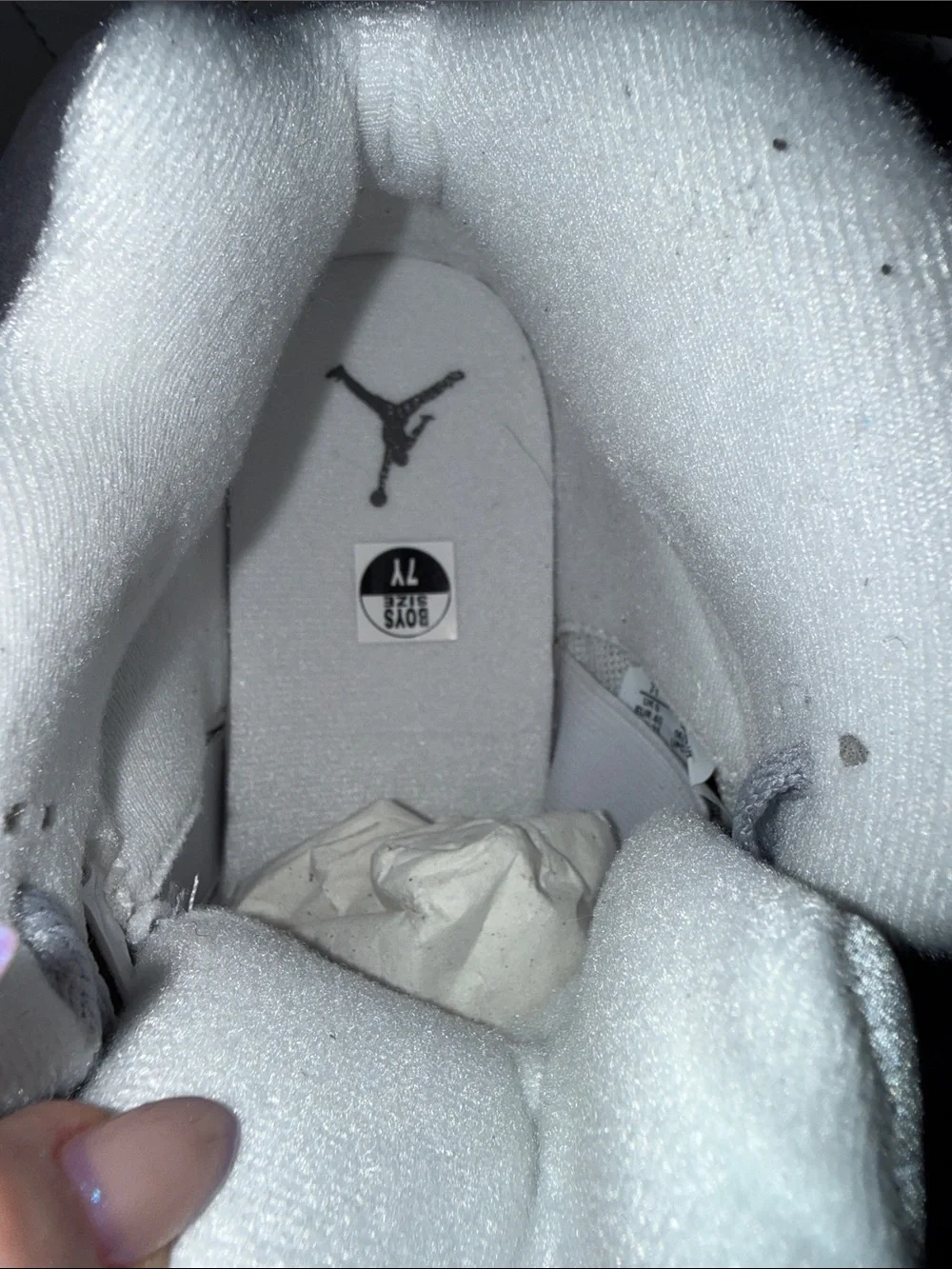 Jordan 5 Wolf Grey size 7Y BNIB
